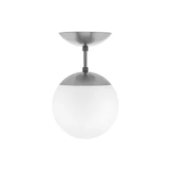 Lord 1 Ceiling/Wall Lamp, steel/opal