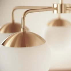 Lord 5 Chandelier, brass/opal