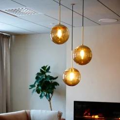 Lord 1 Pendant, brass/brown