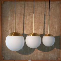 Lord 1 Pendant, brass/opal