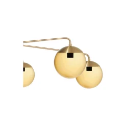Lord Asymmetric Ceiling, brass/brown