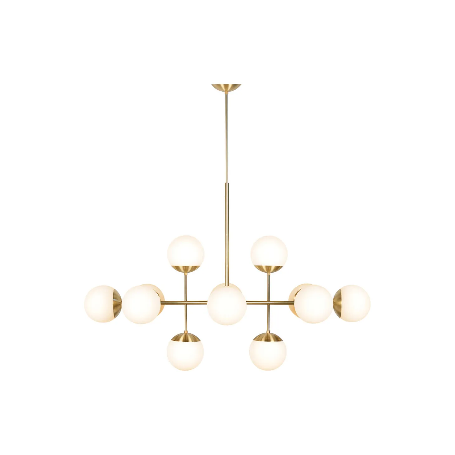 Lord Ballroom Lamp, brass/opal