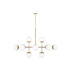 Lord Ballroom Lamp, brass/opal