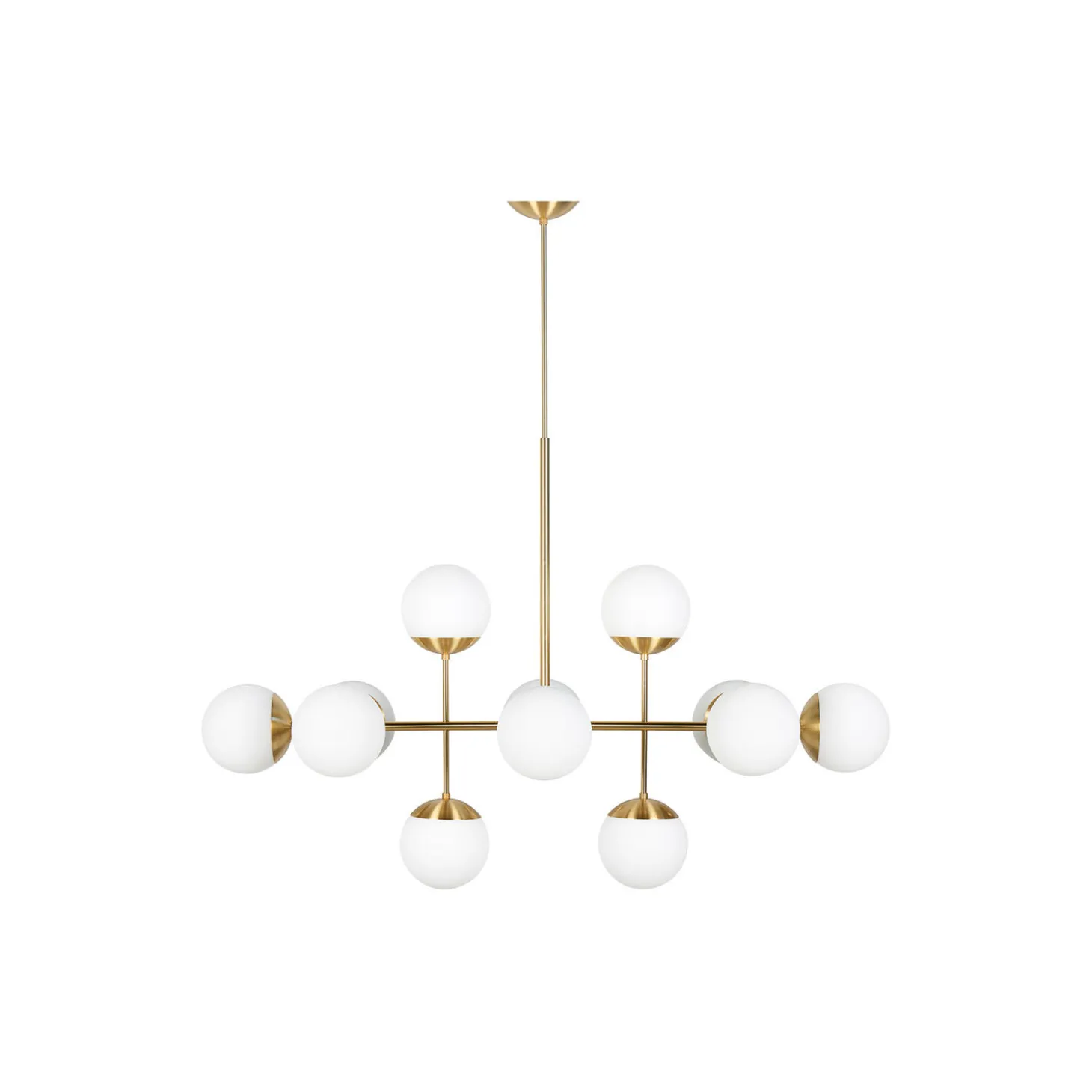 Lord Ballroom Lamp, brass/opal