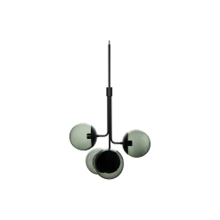 Lord Bouquet Chandelier, black/smoke