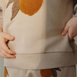 Lou Terry Sweat Pants, oxford tan