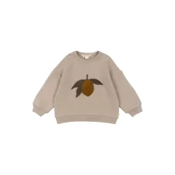 Lou Terry Sweat Shirt, oxford tan