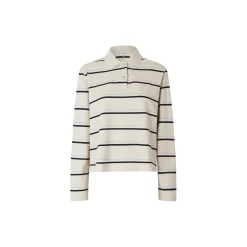 Lovella Striped Polo LL Tee, summer sand