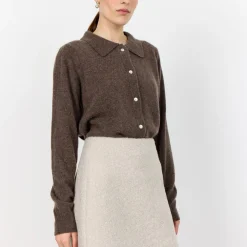 LR-ELOISE 12 Pullover, coffee melange