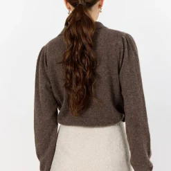 LR-ELOISE 12 Pullover, coffee melange