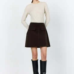 LR-NIOBA 2 Skirt, coffee