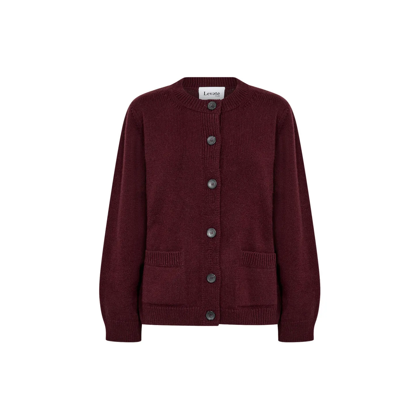 LR-PERLE 9 Cardigan, fudge