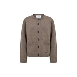 LR-PERLE 9 Cardigan, walnut melange