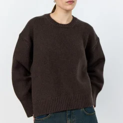 LR-PERLE 1 Pullover, coffee
