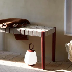 Lucca SC51 transportabel bordlampe, maroon