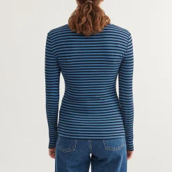 Ludmilla LS Tee, copen blue / sky captain