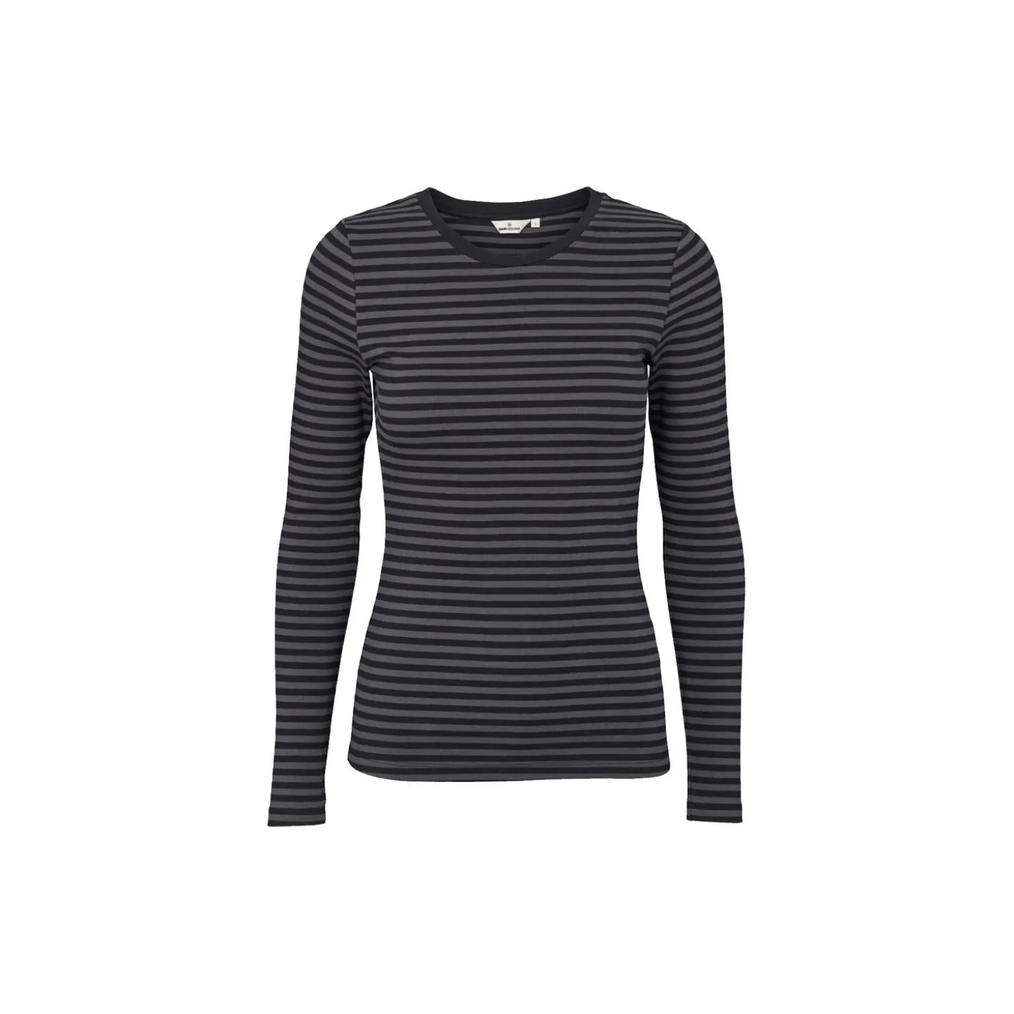 Ludmilla LS Tee GOTS, blackened pearl/black