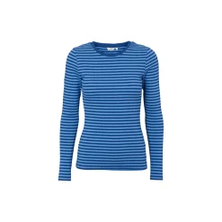 Ludmilla LS Tee GOTS, limoges/azure blue