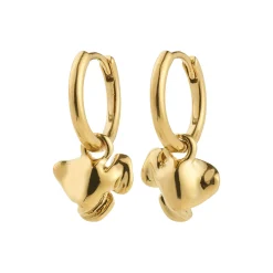 LUIS øreringe, guldbelagt