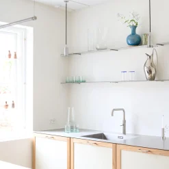 Luminar disk pendelspot, stål