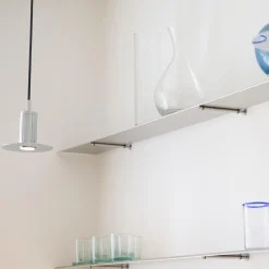 Luminar disk pendelspot, stål