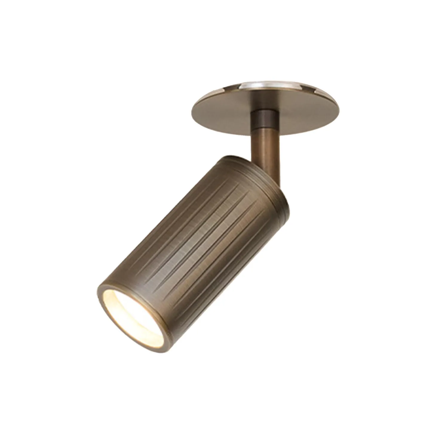 Luminar væg-/loftspot, bruneret messing