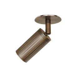 Luminar væg-/loftspot, bruneret messing