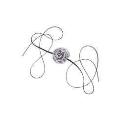 Luster Flower Choker, silver