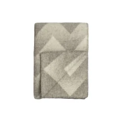 LYNILD Throw, grey/white