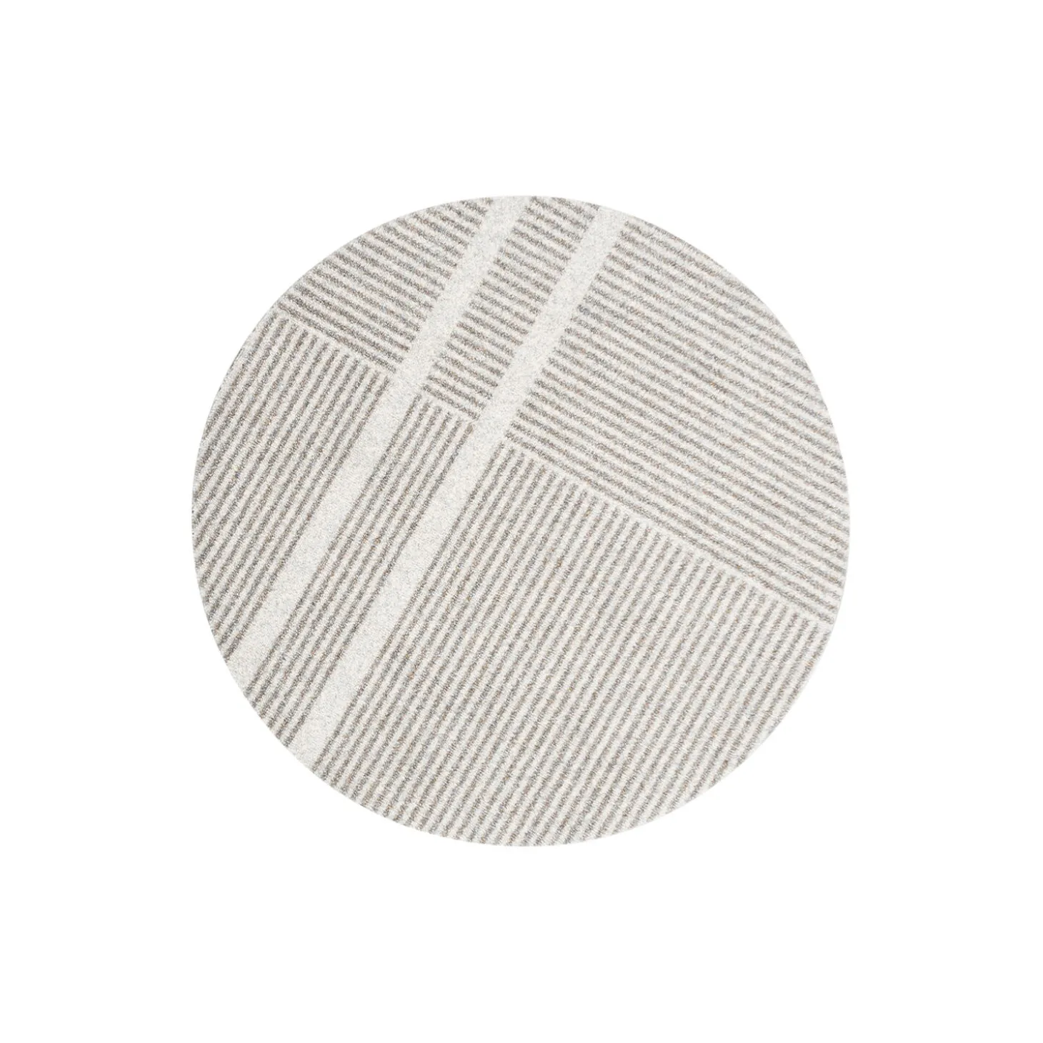 Løype Breezy Beige Round dørmåtte