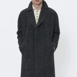 MAbullmer Coat, dark grey melange