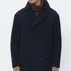 MAburnley Coat, dark navy