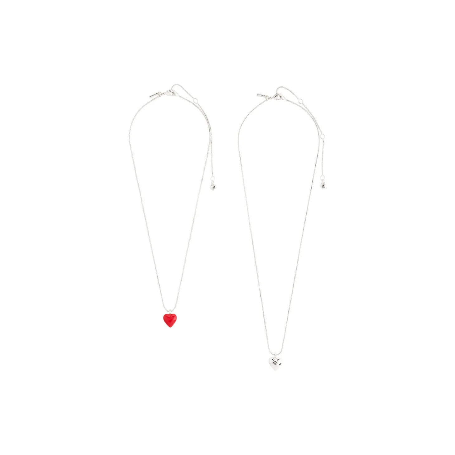 MAEVE Halskæde 2 sæt, silver plated