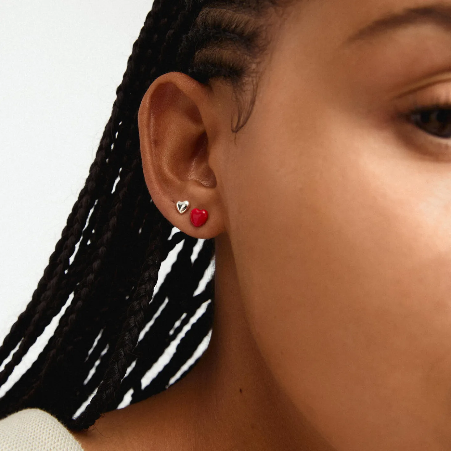 MAEVE Ørestikker 2 sæt, silver plated