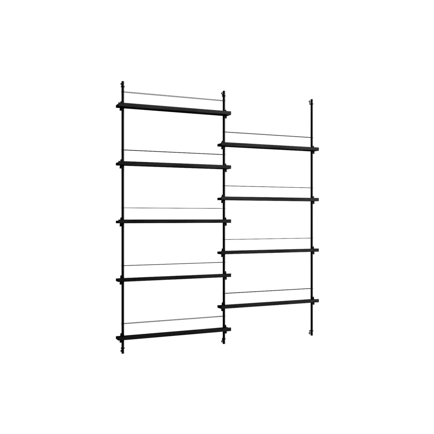 Magazine Shelf 1802, black