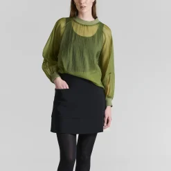 Magic stretch kort nederdel, black