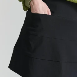 Magic stretch kort nederdel, black