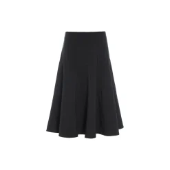 Magic stretch lang nederdel, black