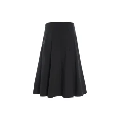 Magic stretch lang nederdel, black