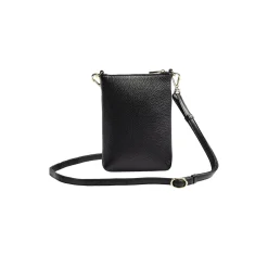 MaiaMBG Mini Cross. Bag Grain, black w/gold