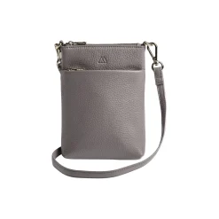 MaiaMBG Mini Cross. Bag Grain, taupe w/gold