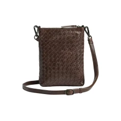 MaiaMBG Mini Crossbody Bag Weave, dark brown