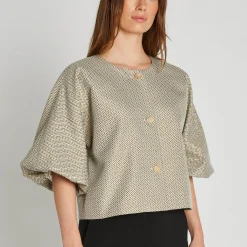 Maison jacket, zig zag