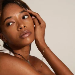 MAJA Crystal Multi Drops Armbånd, gold plated