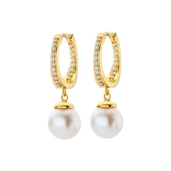 MALIBU PEARL HANGER, forgyldt