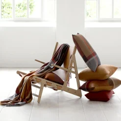 Manhattan pudebetræk, yellow ocher/smoked glass