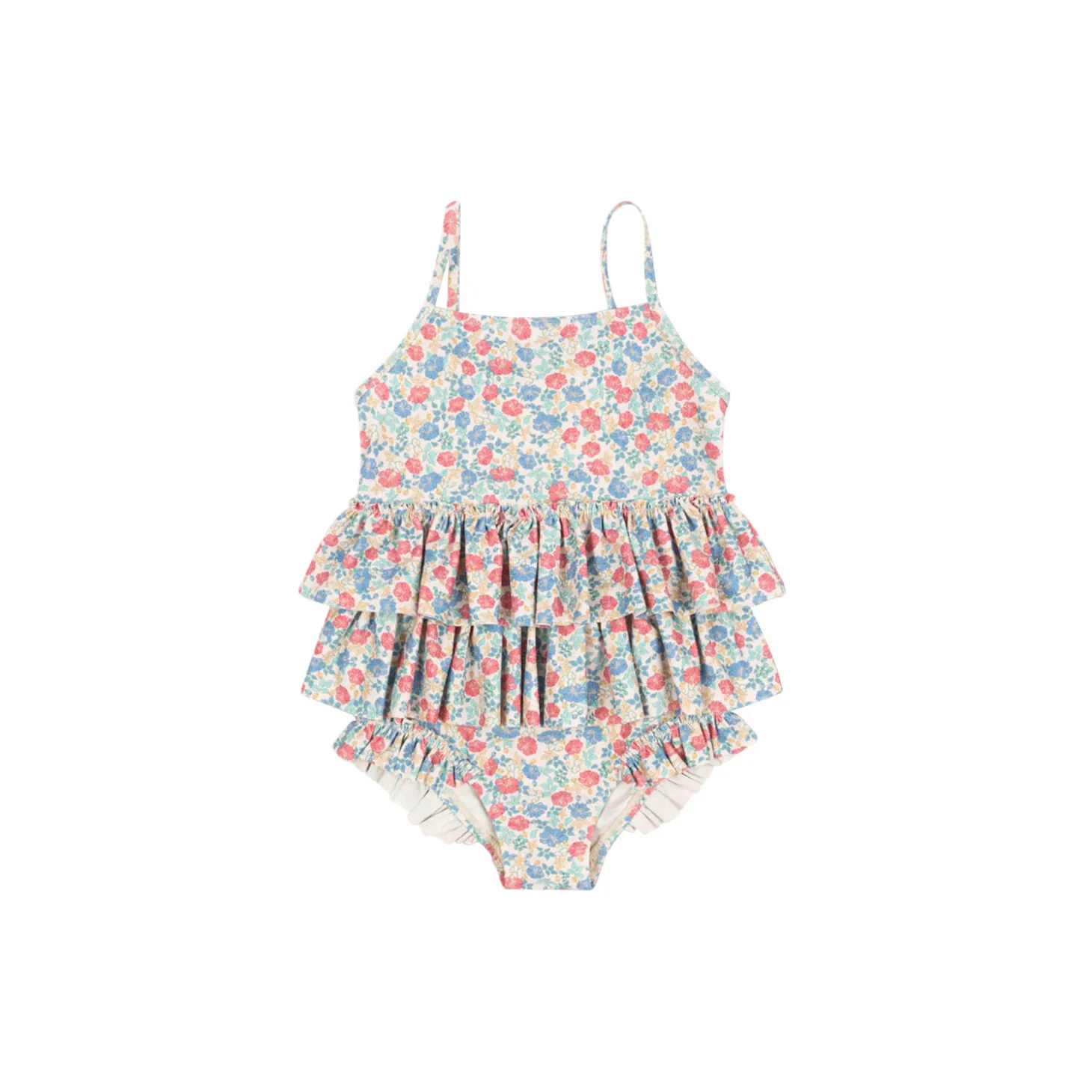 Manuca Frill Swimsuit, fiola