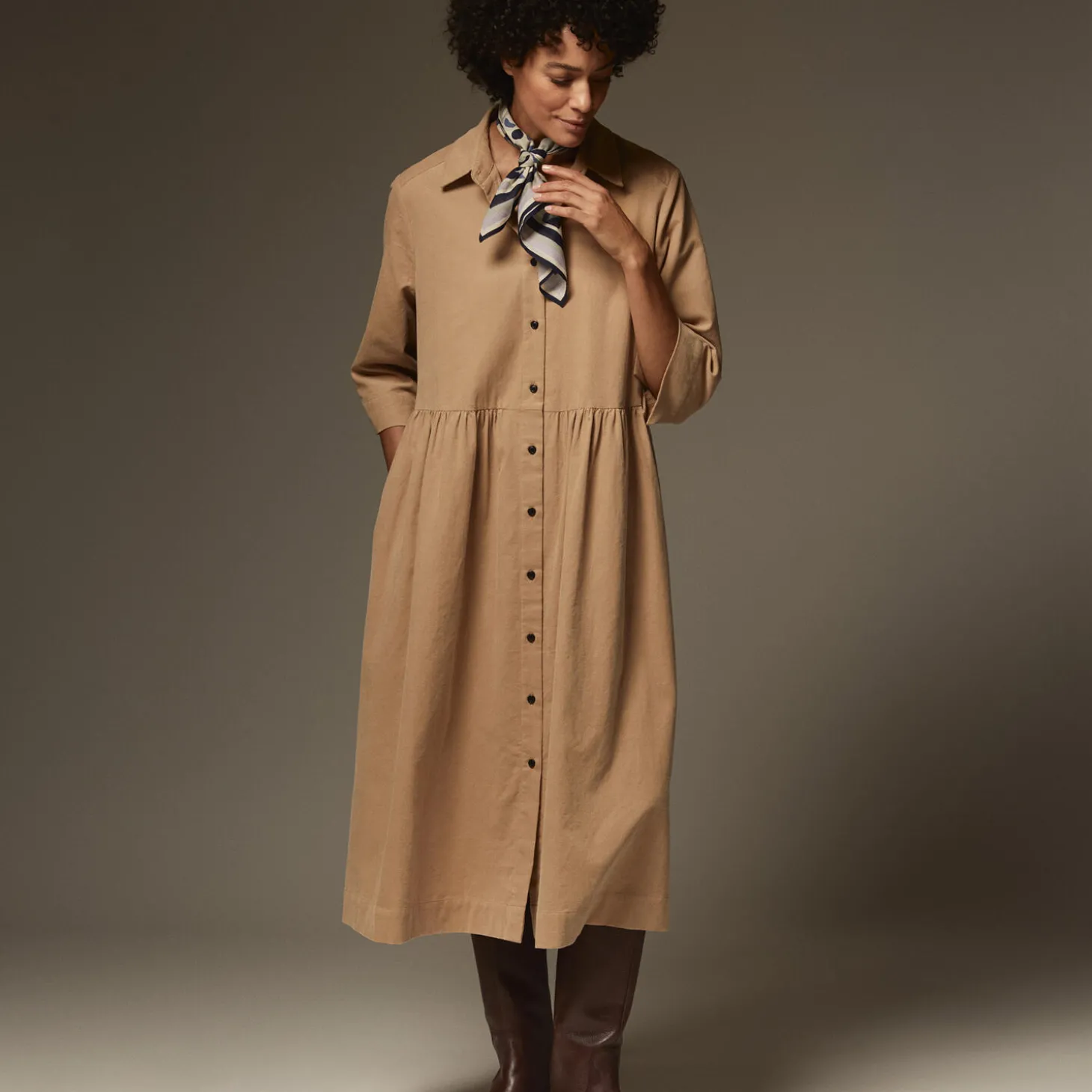 MaNynisla Dress, travertine