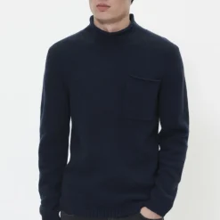 MArelaxroll Pullover, dark navy