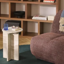 Marisa sidebord, travertin beige